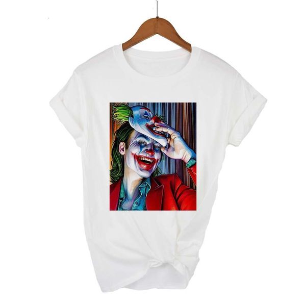 why so serious clown art painting women's t-shirt harajuku t-shirt women's retro print kamistamue, White
why so serious clown art painting women's t-shirt harajuku t-shirt women's retro print kamistamue, White