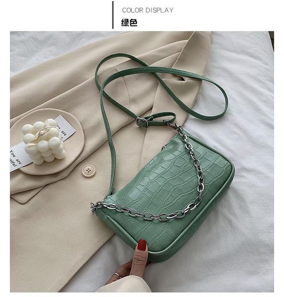 2020 crocodile pattern crossbody bag handbags female hand candy color chain design small pu leather shoulder bags for women
2020 crocodile pattern crossbody bag handbags female hand candy color chain design small pu leather shoulder bags for women