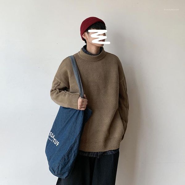 men's sweaters 2021 japanese autumn korean version of the loose men's head round neck thick long-sleeved weaving trend sweater1, White;black
men's sweaters 2021 japanese autumn korean version of the loose men's head round neck thick long-sleeved weaving trend sweater1, White;black