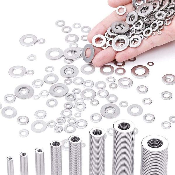 360pcs stainless steel sealing solid gasket washer kit m2 m2.5 m3 m4 m5 m6 m8 m10 sump plug oil for genera jllnjk
360pcs stainless steel sealing solid gasket washer kit m2 m2.5 m3 m4 m5 m6 m8 m10 sump plug oil for genera jllnjk
