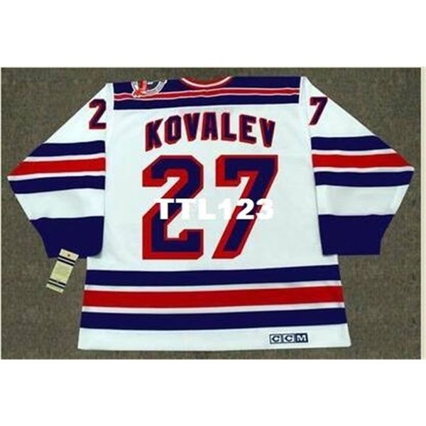 421s #27 alex kovalev new york rangers 1994 ccm vintage retro hockey jersey or custom any name or number retro jersey, Black
421s #27 alex kovalev new york rangers 1994 ccm vintage retro hockey jersey or custom any name or number retro jersey, Black