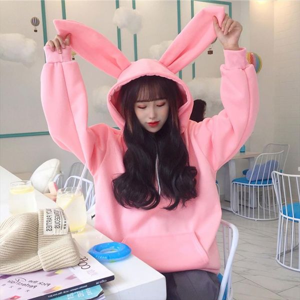 harajuku kawaii hoodie cat ear sweatershirts korean style loose student fashion color matching casual female hoodies pink, Black
harajuku kawaii hoodie cat ear sweatershirts korean style loose student fashion color matching casual female hoodies pink, Black