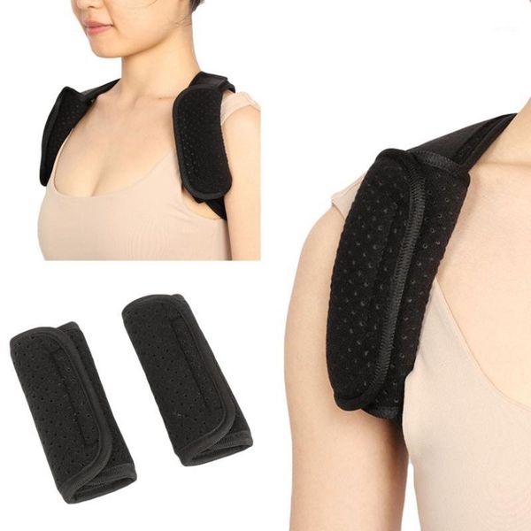 back support 2pcs/set posture correction band pad shoulder soft corrector humpback shoulde belt1, Black;blue
back support 2pcs/set posture correction band pad shoulder soft corrector humpback shoulde belt1, Black;blue