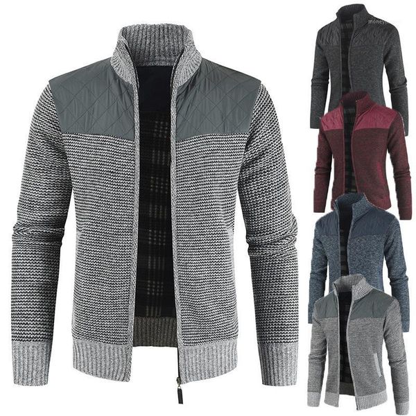 men's sweaters autumn winter cardigan men stand collar solid zipper thicken warm male casual knitting wool sweater1, White;black
men's sweaters autumn winter cardigan men stand collar solid zipper thicken warm male casual knitting wool sweater1, White;black