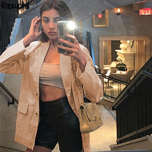 women's suits & blazers streetwear single-breasted solid long suit blazer jacket women sleeve 2021 notched collar autumn casual coat mu, White;black
women's suits & blazers streetwear single-breasted solid long suit blazer jacket women sleeve 2021 notched collar autumn casual coat mu, White;black