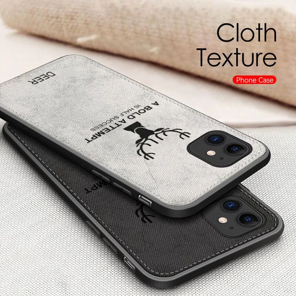 vipclassic deer pattern fabric cloth phone cover for iphone 12 mini aifon 12mini pro max case soft silicone bumper protective coque
vipclassic deer pattern fabric cloth phone cover for iphone 12 mini aifon 12mini pro max case soft silicone bumper protective coque