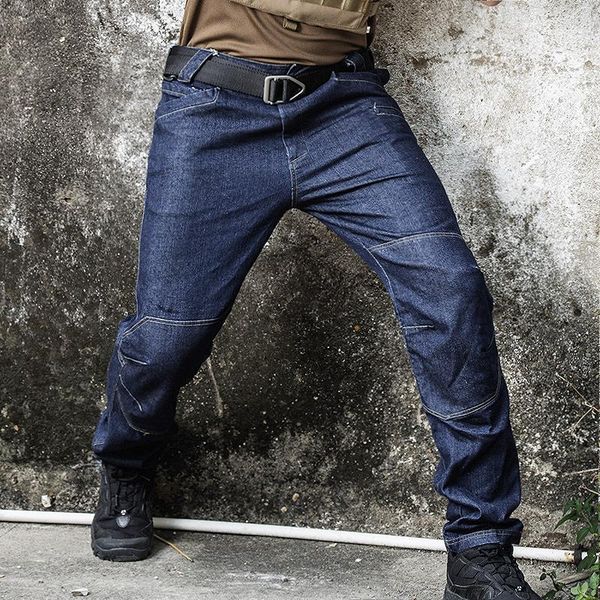 men's jeans men's tactical pants men army swat combat denim work cargo spring casual male trousers multi pockets1, Blue
men's jeans men's tactical pants men army swat combat denim work cargo spring casual male trousers multi pockets1, Blue