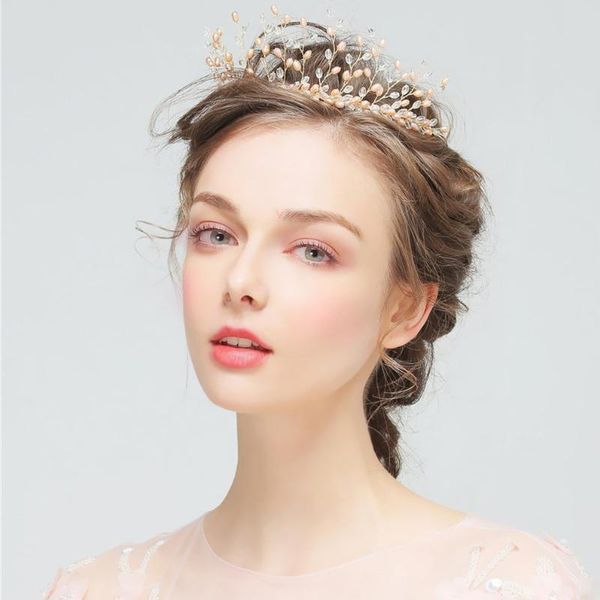 europe and american big crown pink pearl handmade headband elegent vintage wedding head veil jewelry bridal headdress, Golden;silver
europe and american big crown pink pearl handmade headband elegent vintage wedding head veil jewelry bridal headdress, Golden;silver