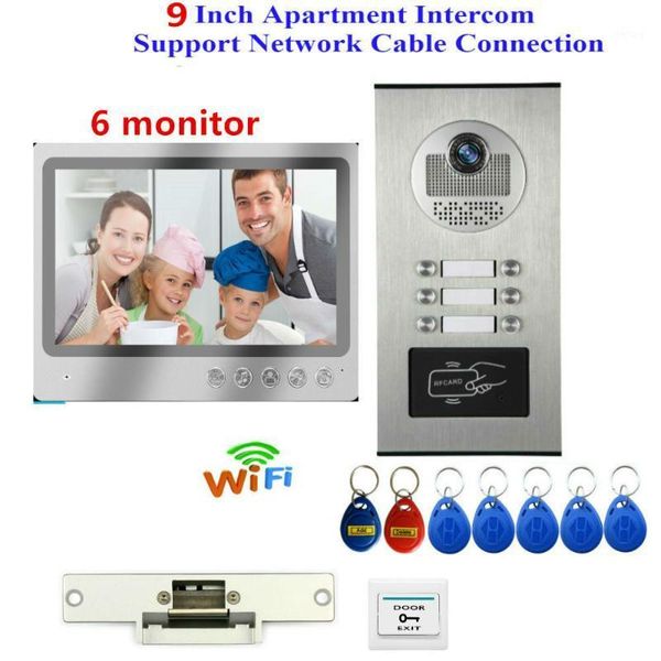 6-2 units apartment intercom system video intercom video door phone kit 7" monitor with 5-rfid keyfobs for 6/4/3/2 household1
6-2 units apartment intercom system video intercom video door phone kit 7" monitor with 5-rfid keyfobs for 6/4/3/2 household1