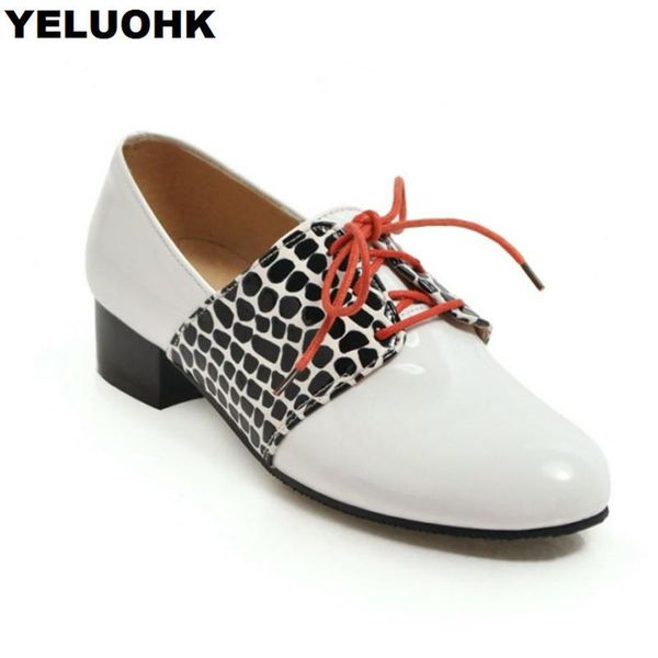 new patent leather shoes women spring lace-up oxford shoes for women low heel black comfortable platform woman large size
new patent leather shoes women spring lace-up oxford shoes for women low heel black comfortable platform woman large size