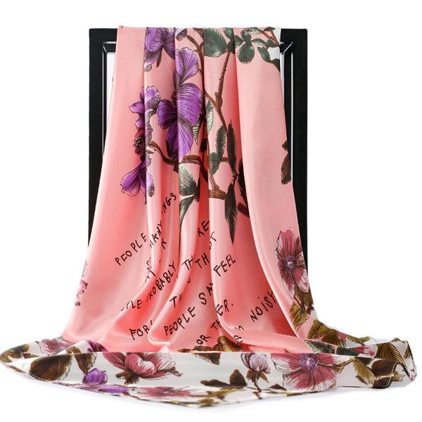 scarves women silk scarf fashion flower print square head lady shawls foulard satin hijab 90*90cm, Blue;gray
scarves women silk scarf fashion flower print square head lady shawls foulard satin hijab 90*90cm, Blue;gray