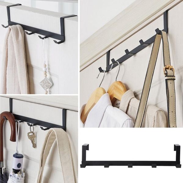 over-the-door hook rack metal hanger storage holder hanging coat hat towel bag 964e
over-the-door hook rack metal hanger storage holder hanging coat hat towel bag 964e