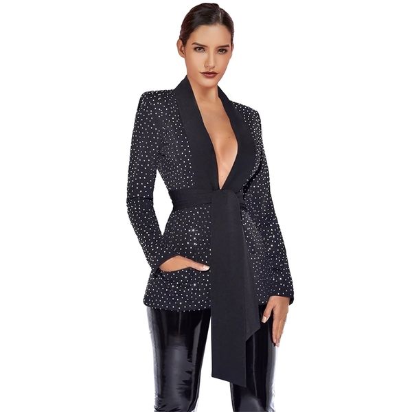 ocstrade black v neck long sleeve mini tie rhinestone bodycon jacket fly19245-black 201112, Black;brown
ocstrade black v neck long sleeve mini tie rhinestone bodycon jacket fly19245-black 201112, Black;brown