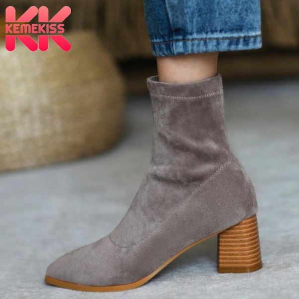 kemekiss women short boots real leather pointed toe woman winter shoes fashion woman ankle boots footwear size 34-39, Black
kemekiss women short boots real leather pointed toe woman winter shoes fashion woman ankle boots footwear size 34-39, Black
