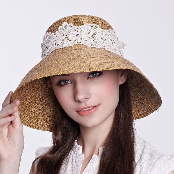 wide brim hats 2021 lady sun hat summer straw women folded cap elegant travelling headwear b-1939, Blue;gray
wide brim hats 2021 lady sun hat summer straw women folded cap elegant travelling headwear b-1939, Blue;gray
