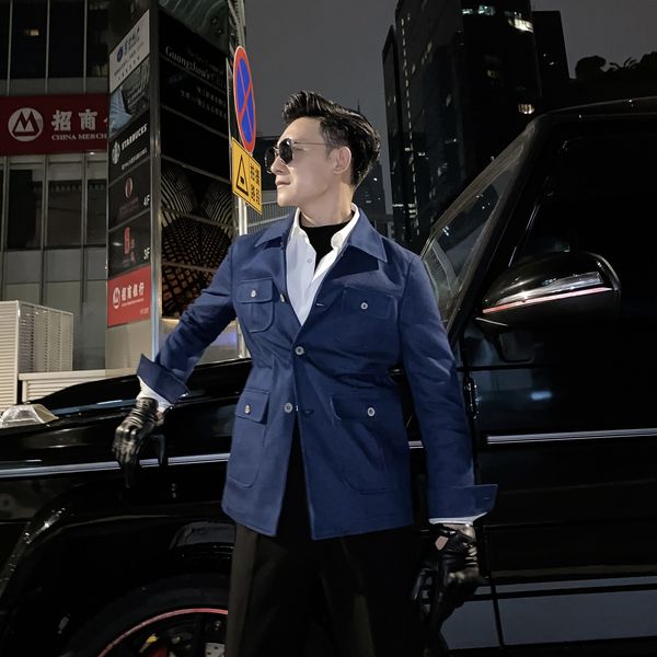 daio ethan korean men's lapel coat british waist down versatile slim fit hunting jacket
daio ethan korean men's lapel coat british waist down versatile slim fit hunting jacket