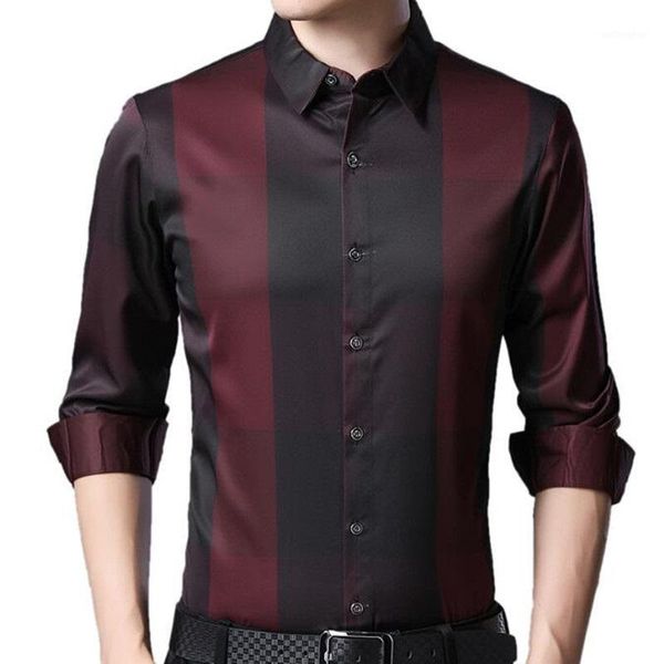 brand casual luxury new plaid long sleeve slim fit men shirt streetwear social dress autumn shirts mens fashions jersey1, White;black
brand casual luxury new plaid long sleeve slim fit men shirt streetwear social dress autumn shirts mens fashions jersey1, White;black