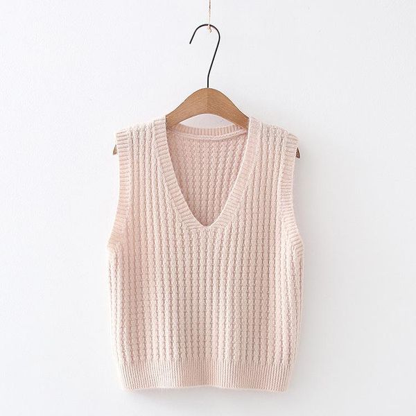 women's vests fresh style v-neck sweater women spring autumn japan sweet solid color sleeveless knitted pullovers vest chic fashion, Black;white
women's vests fresh style v-neck sweater women spring autumn japan sweet solid color sleeveless knitted pullovers vest chic fashion, Black;white