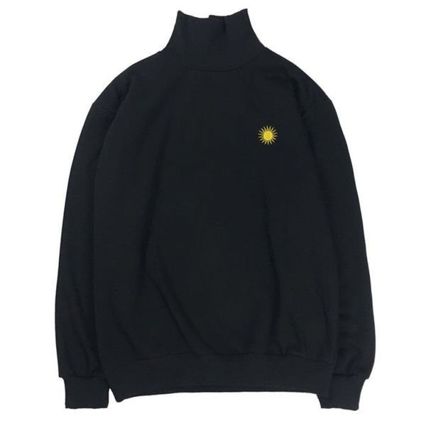 2021 harajuku sun embroidered female autumn women loose plus veet thick pullovers fashion turtleneck hoodies nbl1, Black
2021 harajuku sun embroidered female autumn women loose plus veet thick pullovers fashion turtleneck hoodies nbl1, Black