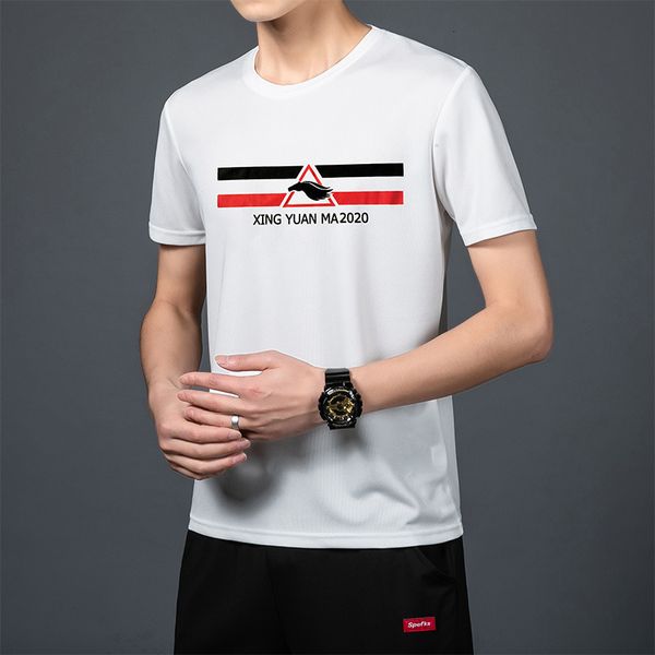 summer men's short bottomed t-shirt round neck simple body with casual trend half sleeve top, White;black
summer men's short bottomed t-shirt round neck simple body with casual trend half sleeve top, White;black