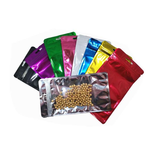 100pcs/lot 8 colors clear aluminum foil zip lock package bag with hang hole food grocery crafts mylar plastic zipper pac bbydxc
100pcs/lot 8 colors clear aluminum foil zip lock package bag with hang hole food grocery crafts mylar plastic zipper pac bbydxc