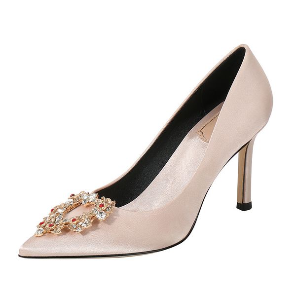 2021 new the red bride wedding satin strass stiletto heels pointed style shoes axx4, Black
2021 new the red bride wedding satin strass stiletto heels pointed style shoes axx4, Black