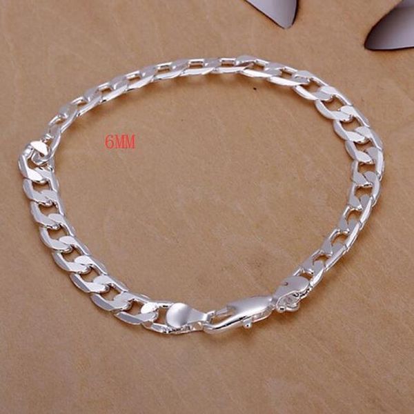 classic 6mm 8mm 10mm flat men bracelet silver color bracelets new fashion jewelry christmas gifts h262 h sqchfz, Black
classic 6mm 8mm 10mm flat men bracelet silver color bracelets new fashion jewelry christmas gifts h262 h sqchfz, Black