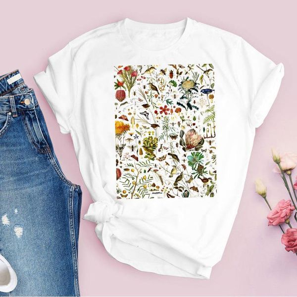 women graphic plant flower floral casual 90s cute short sleeve print lady tees clothing female t shirt womens t-shirt, White
women graphic plant flower floral casual 90s cute short sleeve print lady tees clothing female t shirt womens t-shirt, White