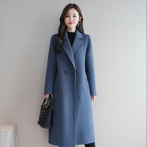 leiouna x-long woolen faux wool vintage turn-down blendkorean womens 2020 fashion female coat winter women outerwear coats1, Black
leiouna x-long woolen faux wool vintage turn-down blendkorean womens 2020 fashion female coat winter women outerwear coats1, Black