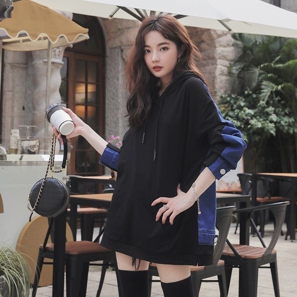 tfgj4 women's patchwork spring and fake clothing 2020 loose korean style sweatersweater sweater autumn two-piece new thin trendy ins, Black
tfgj4 women's patchwork spring and fake clothing 2020 loose korean style sweatersweater sweater autumn two-piece new thin trendy ins, Black