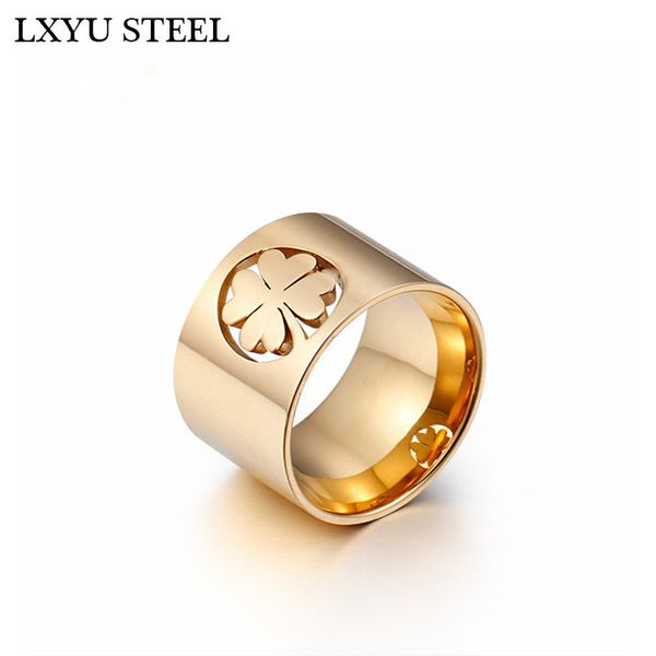 high polished stainless steel clover ring for women gold/silver color finger rings size 6 7 8 9 fashion jewelry wholesale rings, Golden;silver
high polished stainless steel clover ring for women gold/silver color finger rings size 6 7 8 9 fashion jewelry wholesale rings, Golden;silver