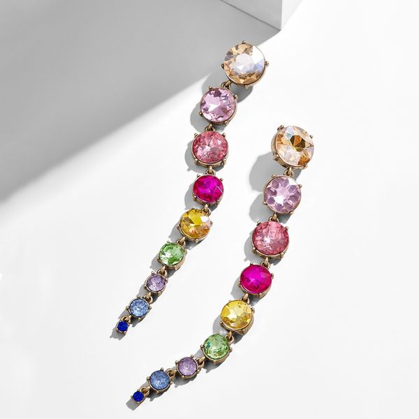 ppg&pgg brand 2020 new long rhinestone tassel dangle earrings for women fashion colorful crystal drop earing women jewelry gifts, Silver
ppg&pgg brand 2020 new long rhinestone tassel dangle earrings for women fashion colorful crystal drop earing women jewelry gifts, Silver