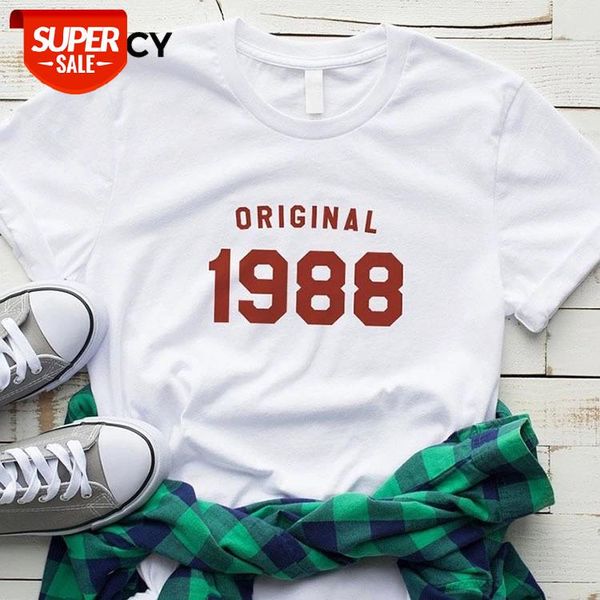 jfuncy women birthday t-shirt original 1988 letter short sleeve tshirt basic tee for birthday gifts female loose plus size #ip2u, White
jfuncy women birthday t-shirt original 1988 letter short sleeve tshirt basic tee for birthday gifts female loose plus size #ip2u, White