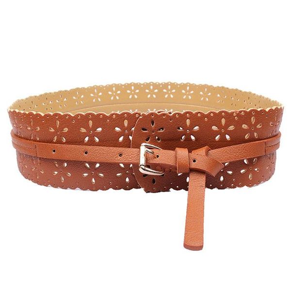fashion pu leather lady hollow flower wide waist wide waistband bind belts women belt dress a0322, Black;brown
fashion pu leather lady hollow flower wide waist wide waistband bind belts women belt dress a0322, Black;brown