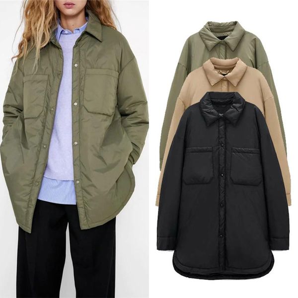 2021 autumn winter new women's fashion cotton jacket coat casual fashion simple solid color medium-length jacket, Black;brown
2021 autumn winter new women's fashion cotton jacket coat casual fashion simple solid color medium-length jacket, Black;brown