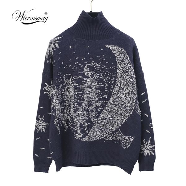 turtleneck sweater women 2021 winter thick runway design galaxy moon oversized casual pullover knit jumper plus size c-122 210203, White;black
turtleneck sweater women 2021 winter thick runway design galaxy moon oversized casual pullover knit jumper plus size c-122 210203, White;black