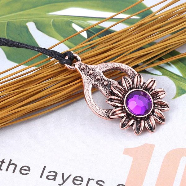 pendant necklaces rj game the elder scrolls v morrowind collars amulet of mara purple crystal sunflower girls women jewelry, Silver
pendant necklaces rj game the elder scrolls v morrowind collars amulet of mara purple crystal sunflower girls women jewelry, Silver