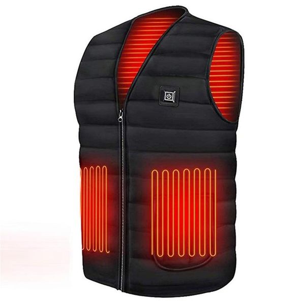 men's vests 5 zones men women smart winter heated vest usb charging electric zipper heating jacket outdoor thermal warm waistcoat, Black;white
men's vests 5 zones men women smart winter heated vest usb charging electric zipper heating jacket outdoor thermal warm waistcoat, Black;white