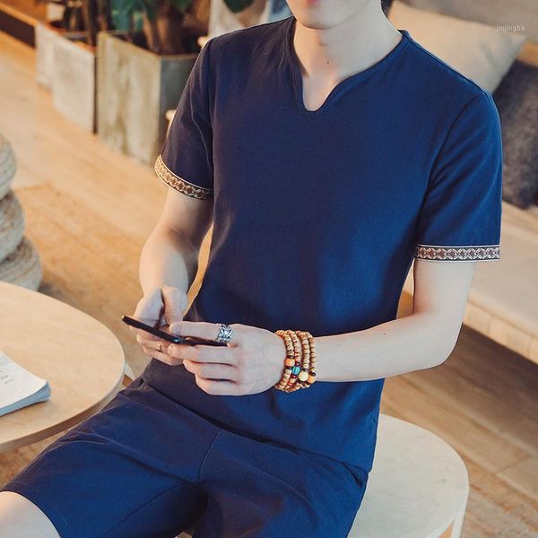 men's short sleeve button linen causal shirt solid color loose blouse spring autumn summer soft handsome chinese style shirt1, White;black
men's short sleeve button linen causal shirt solid color loose blouse spring autumn summer soft handsome chinese style shirt1, White;black