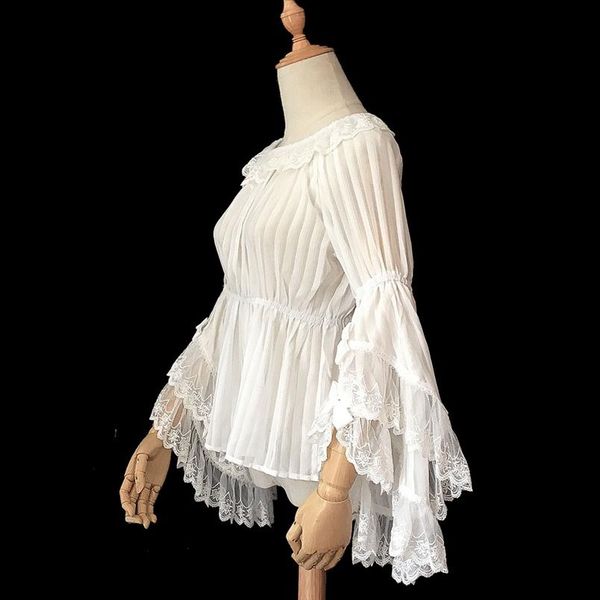 fairy tale town sweet long flare sleeve chiffon by infanta drop shipping good quality, White
fairy tale town sweet long flare sleeve chiffon by infanta drop shipping good quality, White