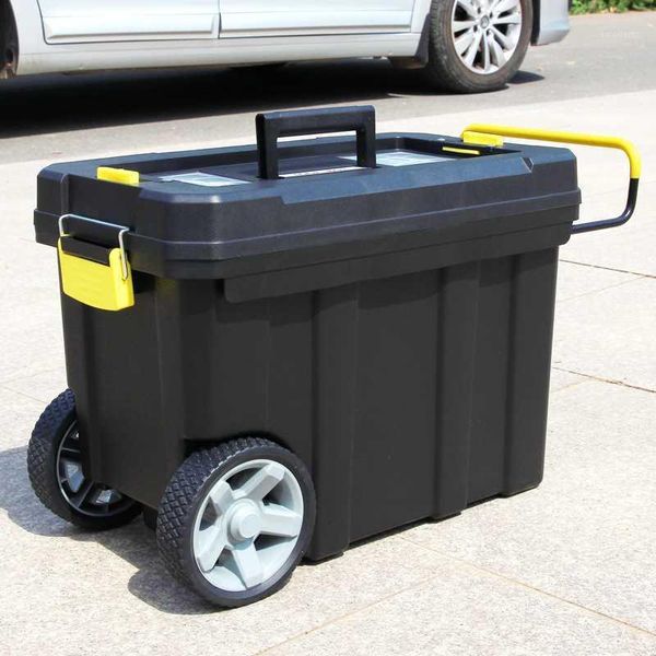 multi function trolley tool box with wheels double layer movable tool case large plastic box thickened wheel car1 
multi function trolley tool box with wheels double layer movable tool case large plastic box thickened wheel car1