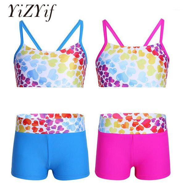 yizyif girls gymnastics leotard ballet polka dot strappy bra and shorts set for swimwear dancing exercise workout outfits1, Black;red
yizyif girls gymnastics leotard ballet polka dot strappy bra and shorts set for swimwear dancing exercise workout outfits1, Black;red