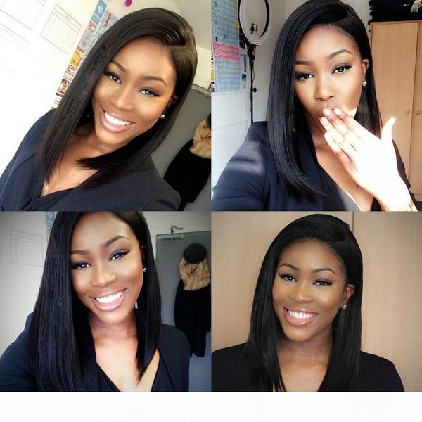 7a lace wigs glueless full lace human hair bob wigs for black women peruvian hair straight lace front wigs, Black;brown
7a lace wigs glueless full lace human hair bob wigs for black women peruvian hair straight lace front wigs, Black;brown