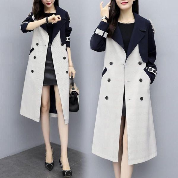women's trench coats coat for women cloak long double-breasted woman clothes female windbreaker casual belt with moda feminina, Tan;black
women's trench coats coat for women cloak long double-breasted woman clothes female windbreaker casual belt with moda feminina, Tan;black