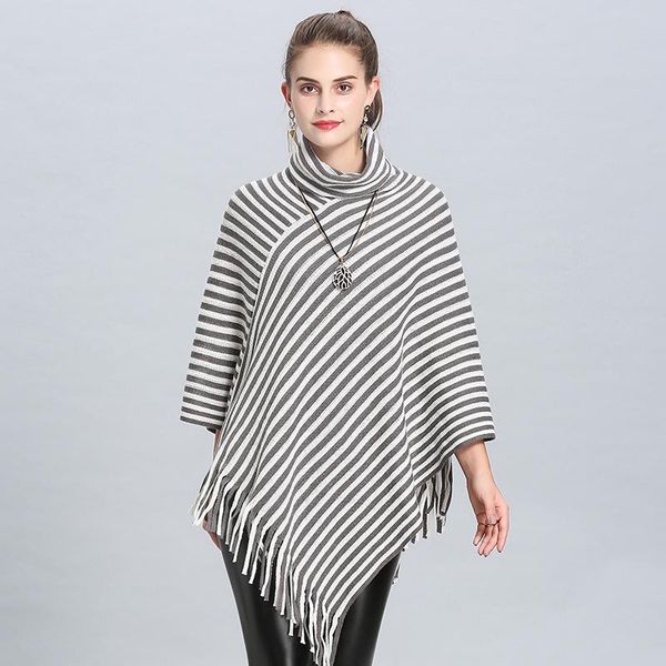 2018 new fashion winter warm poncho for women ladies thicken blanke solid vintage shawls and wraps high neckline long tassel wmtfxj, Blue;gray
2018 new fashion winter warm poncho for women ladies thicken blanke solid vintage shawls and wraps high neckline long tassel wmtfxj, Blue;gray