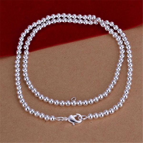 fashion silver color 4mm beads necklace charm for women men wedding gift trends jewelry noble cute n114 h sqcikl
fashion silver color 4mm beads necklace charm for women men wedding gift trends jewelry noble cute n114 h sqcikl