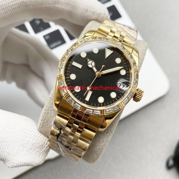 classic multicolor dial lady watch 31mm diamond bezel cal.8215 movement stainless steel jubilee automatic mechanica sapphire womens wristwat, Slivery;brown
classic multicolor dial lady watch 31mm diamond bezel cal.8215 movement stainless steel jubilee automatic mechanica sapphire womens wristwat, Slivery;brown