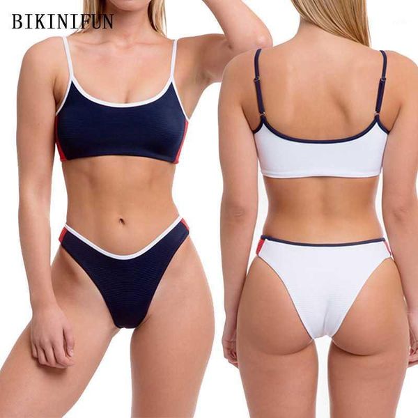 bikinis set 2021 contrast color swimsuit women scoop neck swimwear backless bathing suit s-xl girl high waist beachwear bikini set1
bikinis set 2021 contrast color swimsuit women scoop neck swimwear backless bathing suit s-xl girl high waist beachwear bikini set1