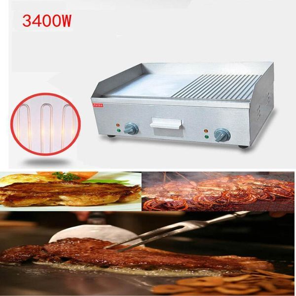 stainless steel flat pan electric grooved griddle for fried picnic toast machine fy-600a1
stainless steel flat pan electric grooved griddle for fried picnic toast machine fy-600a1