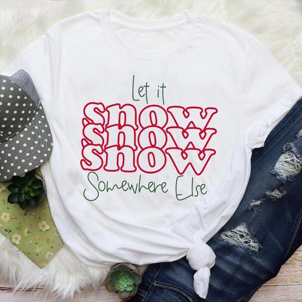women letter snow clothing cute fashion 90s holiday merry christmas print lady female graphic tees clothes t shirt t shirt, White
women letter snow clothing cute fashion 90s holiday merry christmas print lady female graphic tees clothes t shirt t shirt, White